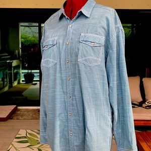 BKE Buckle Athletic Fit Long Sleeve Button Down Shirt |Size XXL